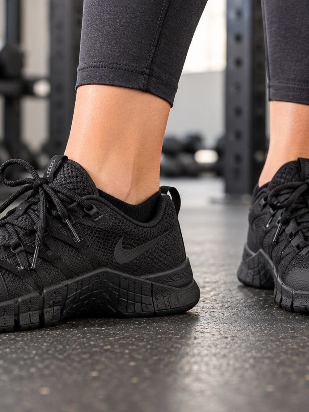 Nike Metcon Black Training Sneakers Women’s 7.5 Athleisure Gym Workout